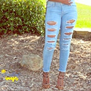 Distressed Jeans